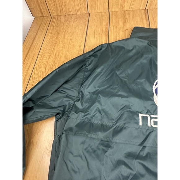 Vintage 90s Nautica made USA , Green Windbreaker Sailboat Big‎ Logo Size XL - Picture 14 of 16